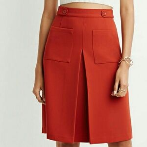 NWOT {Forever 21} A-Line Pocket Skirt